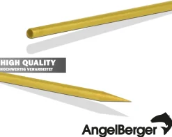 Angel Berger Wurmnadel 3 Stück Messing Ködernadel Worm Needle Wattwurmnadel Köder Nadel Angeln Friedfischangeln