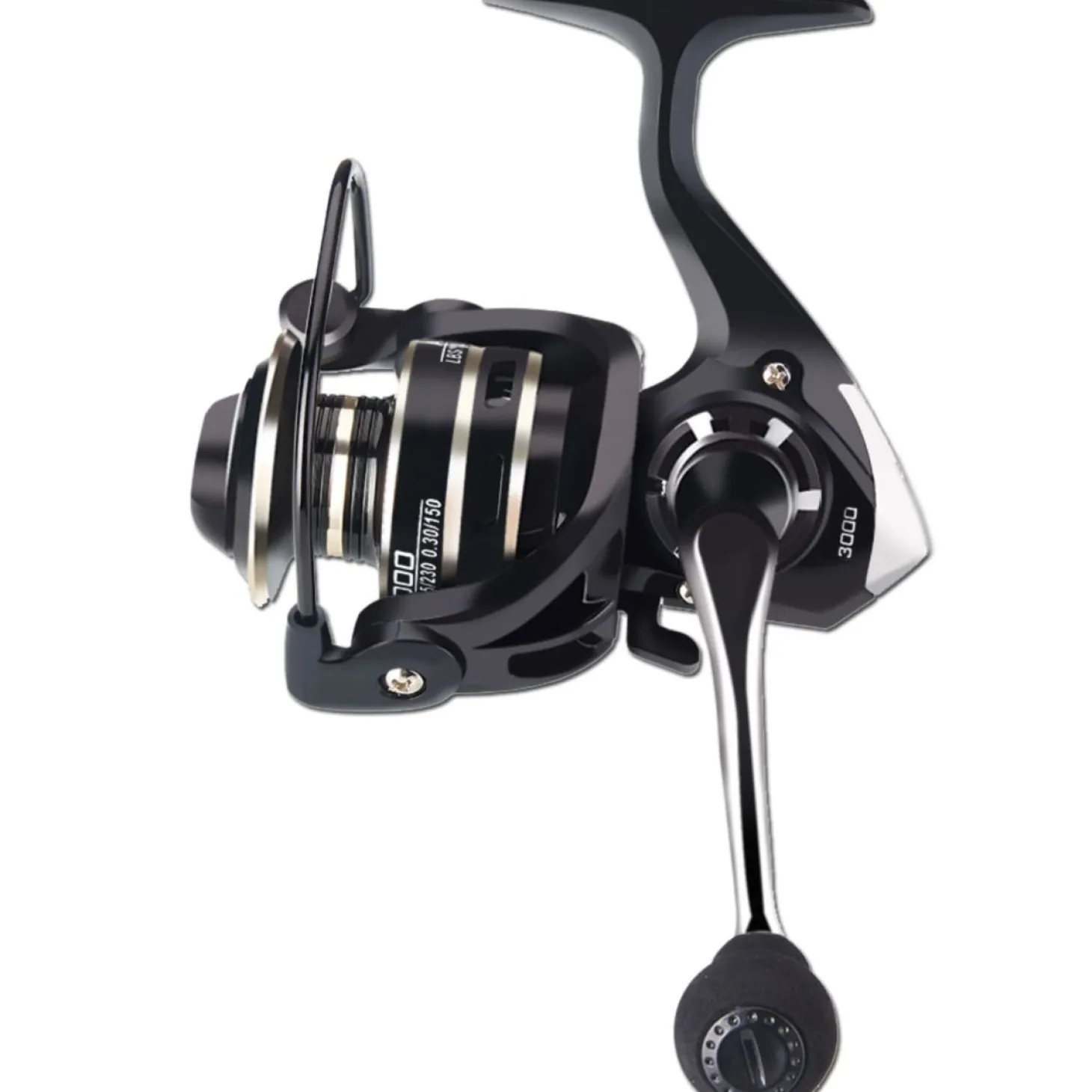 Angel-Berger Black Fighter FD 3000 Angelrolle Frontbremsrolle Spinnrolle Spinnrollen