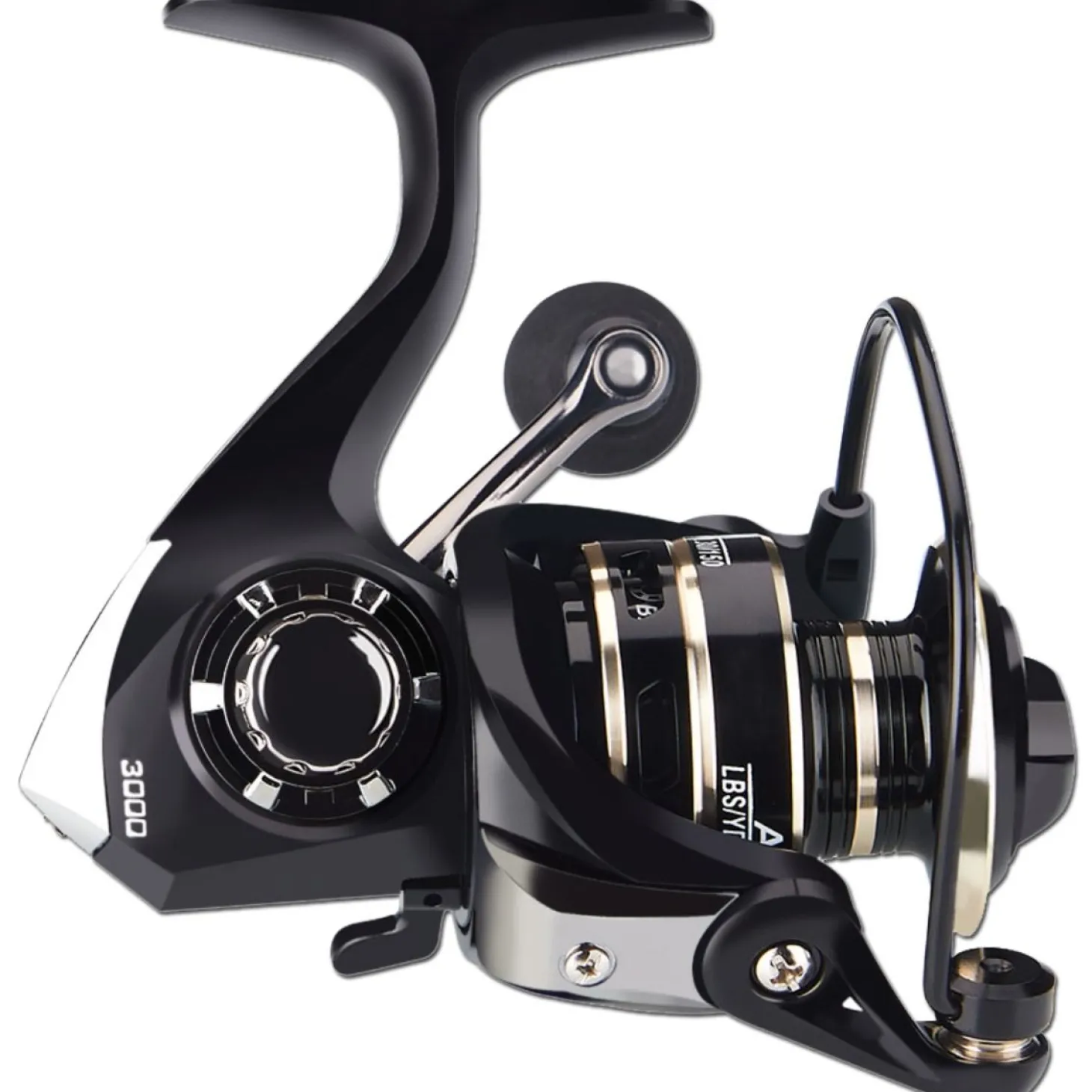 Angel-Berger Black Fighter FD 3000 Angelrolle Frontbremsrolle Spinnrolle Spinnrollen