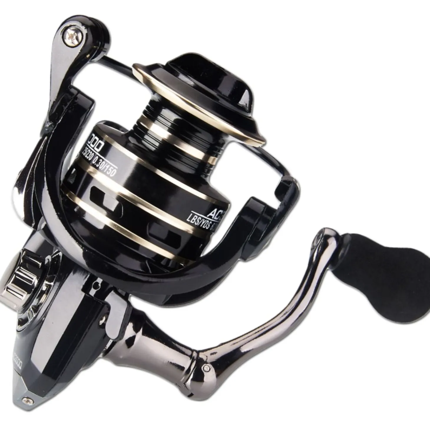 Angel-Berger Black Fighter FD 3000 Angelrolle Frontbremsrolle Spinnrolle Spinnrollen