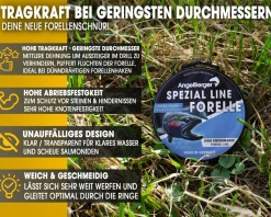 Angel-Berger Spezial Line Forelle Monofile Angelschnur Trout Mono Zielfischschnur Forellenschnur Monofil  Angelschnur