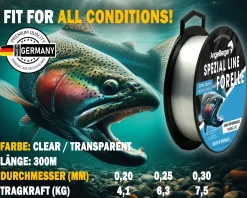 Angel-Berger Spezial Line Forelle Monofile Angelschnur Trout Mono Zielfischschnur Forellenschnur Monofil  Angelschnur