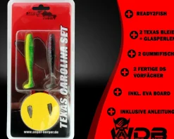 Angel-Berger Wild Devil Baits Texas Carolina Set Texas-Carolina Monatage Ready2Fish Texas Rig Carolina Rig Finesse Montage Zander Sortimente