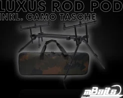 Luxus Rod Pod mit Tasche Rodpod Rutenständer Karpfen Rod Pod