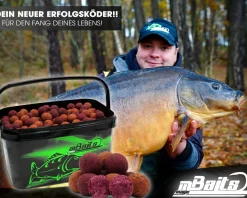 Magic Baits 4 Kg Premium Boilies mit Eimer Carp Baits with Bucket Futterboilies Karpfenboilies Feeder Boilie Boilieset Karpfenköder Carp Baits Angelköder Karpfenangeln Futtermittel
