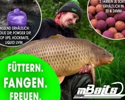 Magic Baits 4 Kg Premium Boilies mit Eimer Carp Baits with Bucket Futterboilies Karpfenboilies Feeder Boilie Boilieset Karpfenköder Carp Baits Angelköder Karpfenangeln Futtermittel