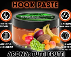 Magic Baits Angelteig Tutti Frutti Hook Paste sinkend Angelköder Karpfenteig  Futtermittel