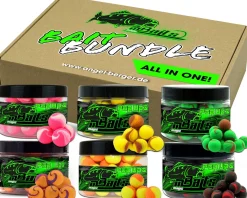 Magic Baits Bait Bundle Premium Two Tone Pop Ups All in One Köderset Pop Up Boilies Sparpack Carp Hookbaits floating Vorteilspack Boilies schwimmend  Futtermittel