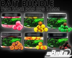 Magic Baits Bait Bundle Premium Two Tone Pop Ups All in One Köderset Pop Up Boilies Sparpack Carp Hookbaits floating Vorteilspack Boilies schwimmend  Futtermittel