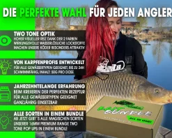 Magic Baits Bait Bundle Premium Two Tone Pop Ups All in One Köderset Pop Up Boilies Sparpack Carp Hookbaits floating Vorteilspack Boilies schwimmend  Futtermittel
