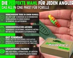 Magic Baits Bait Bundle Trout Bait All in One Forellenteig Set Vorteilspack Troutbait Sparbundle Forellenpaste Angelteig schwimmend sinkend Angelköder