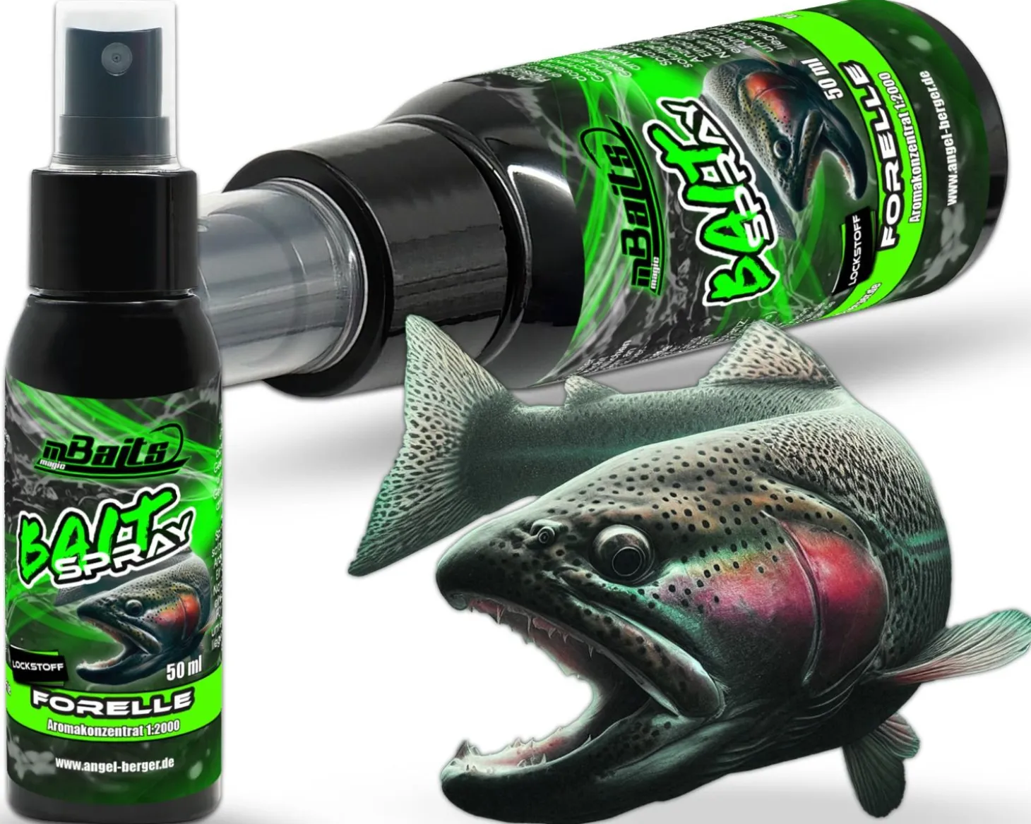 Magic Baits Bait Spray Forelle Power Lockstoffspray Carp Köderspray Flüssiglockstoff Attractor Lockstoffe / Flüssiglockstoffe