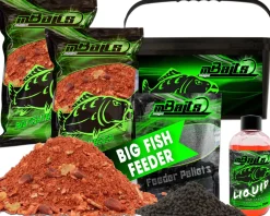 Magic Baits Big Fish Futterset mit Eimer Groundbait Liquid Pellets Futtermittel