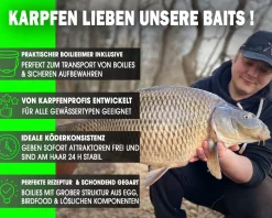 Magic Baits Boilie Mix im Eimer Futterboilies Feeder Boilie Karpfenboilies Carp Baits  Boilies
