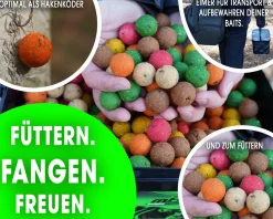 Magic Baits Boilie Mix im Eimer Futterboilies Feeder Boilie Karpfenboilies Carp Baits  Boilies