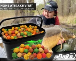 Magic Baits Boilie Mix im Eimer Futterboilies Feeder Boilie Karpfenboilies Carp Baits  Boilies