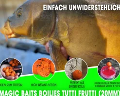 Magic Baits Boilies 1 Kg Magic Boilie Karpfenköder Carp Baits Futterboilie Feederboilies Angelköder Karpfen Angeln Futtermittel
