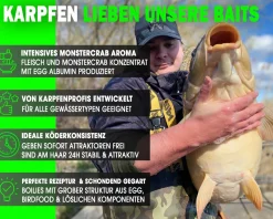 Magic Baits Boilies 1 Kg Magic Boilie Karpfenköder Carp Baits Futterboilie Feederboilies Angelköder Karpfen Angeln Futtermittel