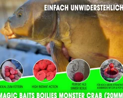 Magic Baits Boilies 1 Kg Magic Boilie Karpfenköder Carp Baits Futterboilie Feederboilies Angelköder Karpfen Angeln Futtermittel