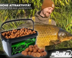 Magic Baits Boilies im Eimer 4 kg alle Sorten Futterboilies Karpfenboilies Boilieset Karpfenköder Futtermittel