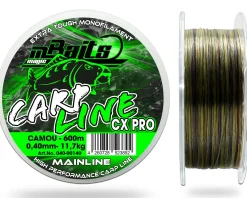 Magic Baits Carp Line CX Pro Camou 600m Karpfenschnur Camouflage Monofile Angelschnur Extra Tough Monofilament  Angelschnur