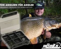 Magic Baits Carp Tackle Box 9 Fach Kleinteilebox Karpfen Kleinteil Tacklebox Nine Compartment Box Carptackle Safe Angelzubehör