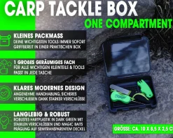 Magic Baits Carp Tackle Box 1 Fach Kleinteilebox Karpfen Kleinteil Tacklebox One Compartment Box Carptackle Safe Angelbox  Zielfische