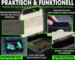 Magic Baits Carp Tackle Box 1 Fach Kleinteilebox Karpfen Kleinteil Tacklebox One Compartment Box Carptackle Safe Angelbox  Zielfische