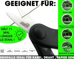 Magic Baits Cera Rig Scissor Keramik Angelschere Ceramic Rig Schere Angelzubehör Karpfenangeln Angelzubehör