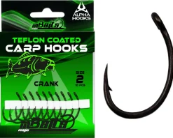 Magic Baits Crank Karpfenhaken Boiliehaken Carp Hooks Haken für Karpfenrigs Angelhaken für Karpfen Zielfische