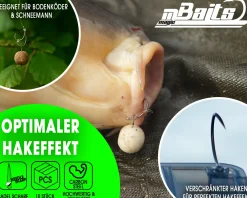 Magic Baits Crank Karpfenhaken Boiliehaken Carp Hooks Haken für Karpfenrigs Angelhaken für Karpfen Zielfische