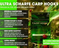 Magic Baits Curved Shank Karpfenhaken Boiliehaken Carp Hooks Angelhaken Karpfenangeln