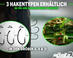 Magic Baits Curved Shank Karpfenhaken Boiliehaken Carp Hooks Angelhaken Karpfenangeln