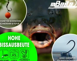 Magic Baits Curved Shank Karpfenhaken Boiliehaken Carp Hooks Angelhaken Karpfenangeln