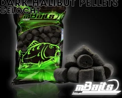 Magic Baits Dark Halibut Pellets gelocht Futterpellets Carp Pellet Karpfenköder AngelköderKarpfenfutter zum Karpfenangeln Futtermittel