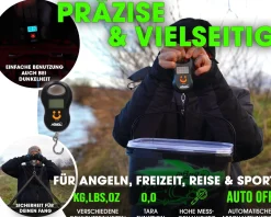 Magic Baits Digital Fischwaage 40kg Angelwaage Hängewaage Zugwaage  Angelzubehör