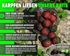 Magic Baits Essential Krill Hook Baits Two Tone Boilies Premium Range  Futtermittel