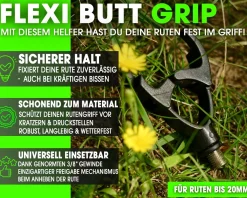 Magic Baits Flexi Butt Grip Rutenauflage Black Rod Rest Rod Pod Bankstick Carp Tackle Auflage Karpfen Auflagen & Banksticks