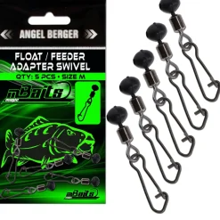 Magic Baits Float - Feeder Adapter Swivel Method Schnellwechsel Wirbel Posenadapter Angelwirbel Zielfische