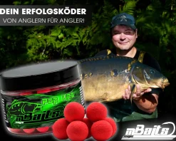 Magic Baits Fluo Pop Ups Red Natur Futtermittel