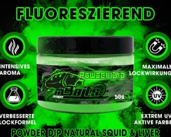 Magic Baits Fluo Powder Dip Premium Range Pulverdip Boilie Dip Köder Dip Aroma Bait  Futtermittel