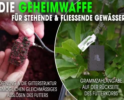 Magic Baits Futterkorb Eckig Square Feeder Camo Feederkorb Feeder Basket Feederangeln Feeder Cage Angelzubehör