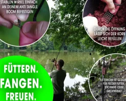 Magic Baits Futterkorb Eckig Square Feeder Camo Feederkorb Feeder Basket Feederangeln Feeder Cage Angelzubehör