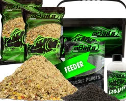 Magic Baits Futterset mit Eimer Groundbait Liquid Pellets Angelfutter Futtermittel