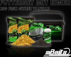 Magic Baits Futterset mit Eimer Groundbait Liquid Pellets Angelfutter Futtermittel