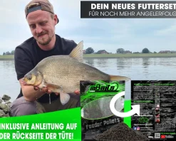 Magic Baits Futterset mit Eimer Groundbait Liquid Pellets Angelfutter Futtermittel