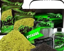 Magic Baits Futterset mit Eimer Groundbait Liquid Pellets Angelfutter Futtermittel