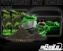 Magic Baits Futterset mit Eimer Groundbait Liquid Pellets Angelfutter Futtermittel