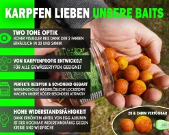 Magic Baits Hook Baits Two Tone Boilies Premium Range  Futtermittel