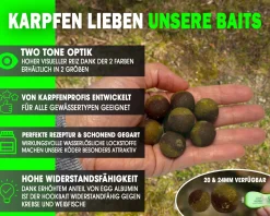 Magic Baits Hook Baits Two Tone Boilies Premium Range  Futtermittel